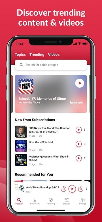 playerfm安卓版下载,playerfm,播客app,播放器app